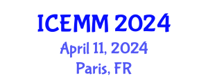 International Conference on Economy, Management and Marketing (ICEMM) April 11, 2024 - Paris, France