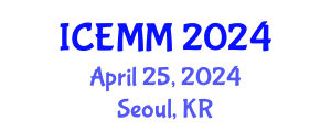 International Conference on Economy, Management and Marketing (ICEMM) April 25, 2024 - Seoul, Republic of Korea