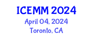 International Conference on Economy, Management and Marketing (ICEMM) April 04, 2024 - Toronto, Canada