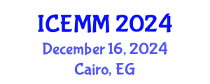 International Conference on Economy, Management and Marketing (ICEMM) December 16, 2024 - Cairo, Egypt