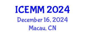 International Conference on Economy, Management and Marketing (ICEMM) December 16, 2024 - Macau, China