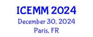 International Conference on Economy, Management and Marketing (ICEMM) December 30, 2024 - Paris, France