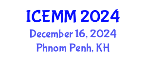 International Conference on Economy, Management and Marketing (ICEMM) December 16, 2024 - Phnom Penh, Cambodia