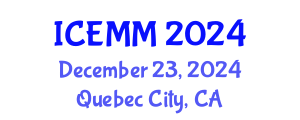 International Conference on Economy, Management and Marketing (ICEMM) December 23, 2024 - Quebec City, Canada