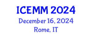 International Conference on Economy, Management and Marketing (ICEMM) December 16, 2024 - Rome, Italy