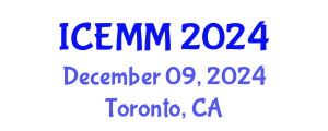 International Conference on Economy, Management and Marketing (ICEMM) December 09, 2024 - Toronto, Canada
