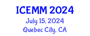 International Conference on Economy, Management and Marketing (ICEMM) July 15, 2024 - Quebec City, Canada