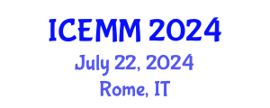 International Conference on Economy, Management and Marketing (ICEMM) July 22, 2024 - Rome, Italy