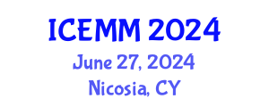 International Conference on Economy, Management and Marketing (ICEMM) June 27, 2024 - Nicosia, Cyprus