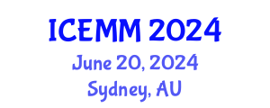 International Conference on Economy, Management and Marketing (ICEMM) June 20, 2024 - Sydney, Australia