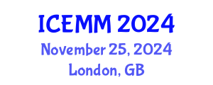 International Conference on Economy, Management and Marketing (ICEMM) November 25, 2024 - London, United Kingdom
