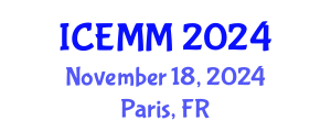 International Conference on Economy, Management and Marketing (ICEMM) November 18, 2024 - Paris, France