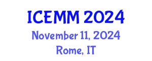 International Conference on Economy, Management and Marketing (ICEMM) November 11, 2024 - Rome, Italy