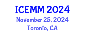 International Conference on Economy, Management and Marketing (ICEMM) November 25, 2024 - Toronto, Canada