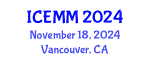 International Conference on Economy, Management and Marketing (ICEMM) November 18, 2024 - Vancouver, Canada