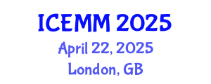 International Conference on Economy, Management and Marketing (ICEMM) April 22, 2025 - London, United Kingdom