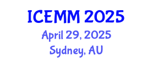 International Conference on Economy, Management and Marketing (ICEMM) April 29, 2025 - Sydney, Australia