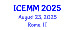 International Conference on Economy, Management and Marketing (ICEMM) August 23, 2025 - Rome, Italy