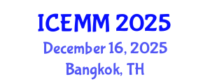International Conference on Economy, Management and Marketing (ICEMM) December 16, 2025 - Bangkok, Thailand