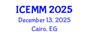 International Conference on Economy, Management and Marketing (ICEMM) December 13, 2025 - Cairo, Egypt