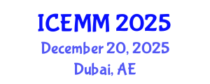 International Conference on Economy, Management and Marketing (ICEMM) December 20, 2025 - Dubai, United Arab Emirates