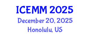 International Conference on Economy, Management and Marketing (ICEMM) December 20, 2025 - Honolulu, United States