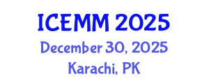 International Conference on Economy, Management and Marketing (ICEMM) December 30, 2025 - Karachi, Pakistan