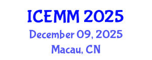 International Conference on Economy, Management and Marketing (ICEMM) December 09, 2025 - Macau, China