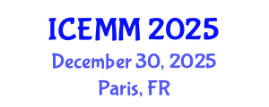 International Conference on Economy, Management and Marketing (ICEMM) December 30, 2025 - Paris, France