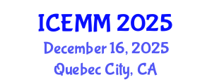 International Conference on Economy, Management and Marketing (ICEMM) December 16, 2025 - Quebec City, Canada