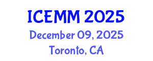 International Conference on Economy, Management and Marketing (ICEMM) December 09, 2025 - Toronto, Canada