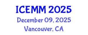 International Conference on Economy, Management and Marketing (ICEMM) December 09, 2025 - Vancouver, Canada