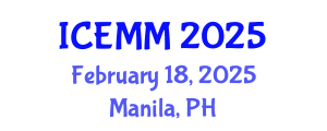 International Conference on Economy, Management and Marketing (ICEMM) February 18, 2025 - Manila, Philippines