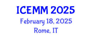 International Conference on Economy, Management and Marketing (ICEMM) February 18, 2025 - Rome, Italy