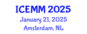 International Conference on Economy, Management and Marketing (ICEMM) January 21, 2025 - Amsterdam, Netherlands