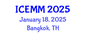 International Conference on Economy, Management and Marketing (ICEMM) January 18, 2025 - Bangkok, Thailand