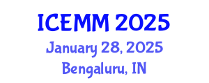 International Conference on Economy, Management and Marketing (ICEMM) January 28, 2025 - Bengaluru, India