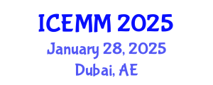 International Conference on Economy, Management and Marketing (ICEMM) January 28, 2025 - Dubai, United Arab Emirates