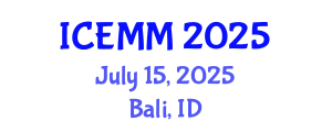 International Conference on Economy, Management and Marketing (ICEMM) July 15, 2025 - Bali, Indonesia