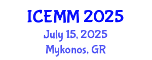 International Conference on Economy, Management and Marketing (ICEMM) July 15, 2025 - Mykonos, Greece
