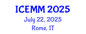 International Conference on Economy, Management and Marketing (ICEMM) July 22, 2025 - Rome, Italy