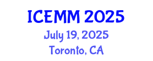 International Conference on Economy, Management and Marketing (ICEMM) July 19, 2025 - Toronto, Canada