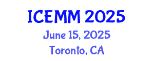 International Conference on Economy, Management and Marketing (ICEMM) June 15, 2025 - Toronto, Canada