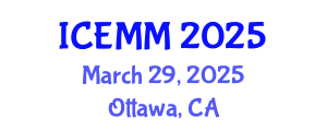 International Conference on Economy, Management and Marketing (ICEMM) March 29, 2025 - Ottawa, Canada