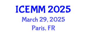 International Conference on Economy, Management and Marketing (ICEMM) March 29, 2025 - Paris, France