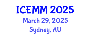International Conference on Economy, Management and Marketing (ICEMM) March 29, 2025 - Sydney, Australia