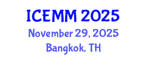 International Conference on Economy, Management and Marketing (ICEMM) November 29, 2025 - Bangkok, Thailand