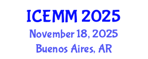 International Conference on Economy, Management and Marketing (ICEMM) November 18, 2025 - Buenos Aires, Argentina