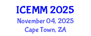 International Conference on Economy, Management and Marketing (ICEMM) November 04, 2025 - Cape Town, South Africa