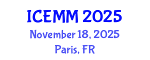 International Conference on Economy, Management and Marketing (ICEMM) November 18, 2025 - Paris, France